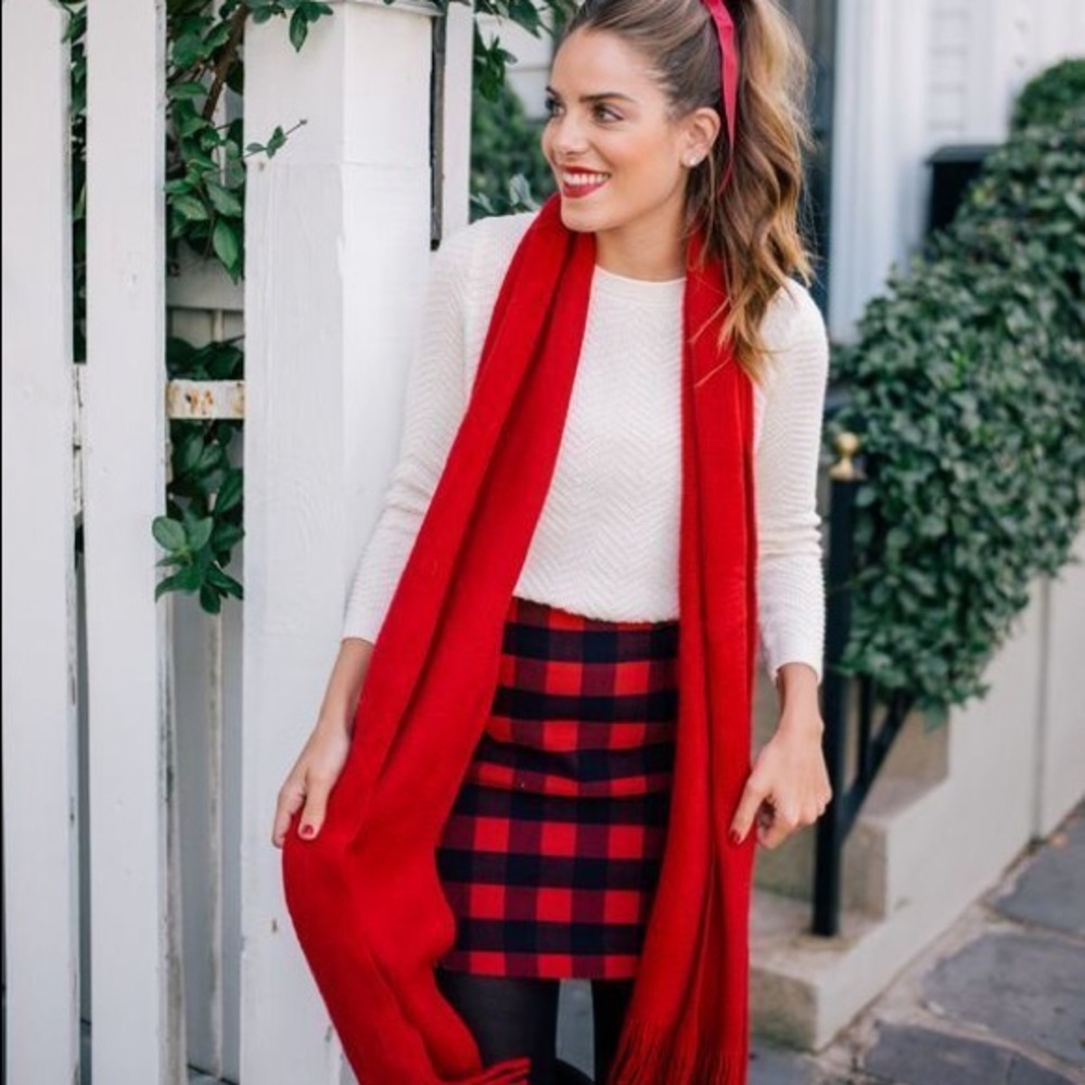 Plaid gingham skirt - Picture 1 of 5